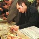 Las ferias son un filón para los coleccionistas de vinilos