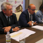 José Miguel Nieto, Francisco Castañón y Manuela García. DL