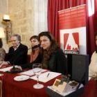 Ana García, Pablo Barrena, Carmen Pacheco, Raquel López y Teresa Peces