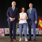 Cristina Fernández, reconocida por su labor en tenis de mesa. F. OTERO