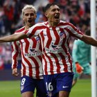 El Atlético de Madrid mantiene hasta la última jornada sus opciones de terminar la Liga en segunda posición. RODRIGO JIMENEZ