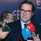 El presidente de la Ceoe, Antonio Garamendi. J. CASARES