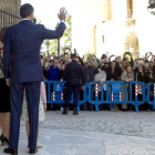 El Príncipe saluda en su última vista a Palma.