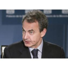 El presidente del Gobierno, José Luis Rodríguez Zapatero, durante la entrevista que ha concedido hoy