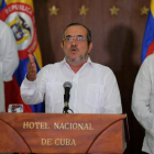 El guerrillero Timochenko en La Habana.