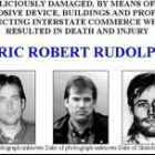 Carteles a través de los que el FBI buscaba a Eric Robert Rudolph