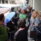 Movilización para impedir un desahucio.