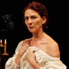 La actriz Gema Matarranz, en el papel de Juana la loca, que hoy pondrá en escena en El Albéitar.
