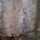 Algunas de las figuras pintadas durante la Edad de Bronce -”5.000 años atrás-” en el Buracón de los