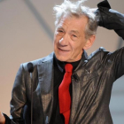 Ian McKellen, recogiendo el premio Donostia en el 2009.