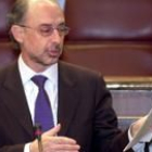 El ministro de Hacienda, Cristóbal Montoro, en una intervención en el Congreso la pasada semana