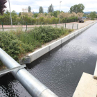 Parte del Canal Alto del Bierzo está ya en servicio, como este tramo del término municipal de Cubillos del Sil