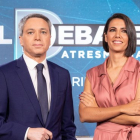 Ana Pastor y Vicente Vallés, presentadores de El debate de Atresmedia Televisión.
