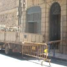 Aspecto que presentan las obras de remodelación de La Casona para la construcción del museo