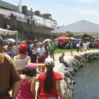 La zona de ocio de la playa fluvial de La Ribera congregró al numeroso público asistente.