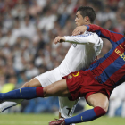 Cristiano y Busquets volverán a verse las caras el domingo.