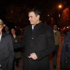 Jesús Calleja asistió al acto de Sánchez en Salamanca.