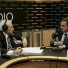 El periodista Luis del Olmo entrevistó ayer a José Luis Rodríguez Zapatero en Punto Radio