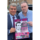 Joan Laporta junto a Bali. DL