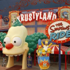 Entrada a la atracción 'The Simpsons Ride', en el parque Universal Studios Hollywood.