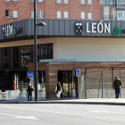 Vista exterior de la estación de León.