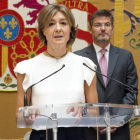 La ministra García Tejerina, ayer, en su toma de posesión en el ministerio. JAVIER LIAÑO