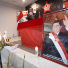Los honores fúnebres al expresidente peruano Alan García.