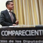 El director general de la Agencia Tributaria, Santiago Menéndez, en el Congreso.