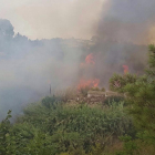 Incendio en Albaida, en julio.