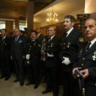 Carlos  Vázquez, primero por la derecha, en una imagen reciente de archivo
