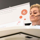 Marlene Wind, la profesora danesa que fue trending topic en España por acorralar a Puigdemont.
