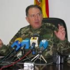 Sanz Roldán, durante su comparecencia ante los medios de comunicación