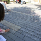 Imagen de la performance ‘Todos los nombres’, que se celebró el año pasado en la explanada de San Marcos. SECUNDINO PÉREZ