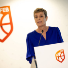 Elisa Aguillar, nueva presidenta de la Federación Española de Baloncesto. GONZÁLEZ