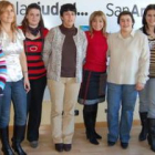 La alcaldesa María Eugenia Gancedo con las participantes del curso dirigido a mujeres en paro