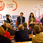 Carlos Fernández Carriedo, Ana Redondo y José María González, ayer en Valladolid.