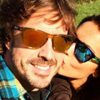 Fernando Alonso y Lara Álvarez proclaman su amor en Twitter pocos días antes de su ruptura.