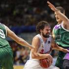 Sergio Llull no tuvo su mejor día. Y el Real Madrid lo acusó.