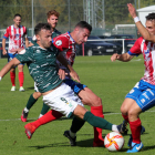 Bembibre y Guijuelo disputaron un partido muy físico. ANA F. BARREDO