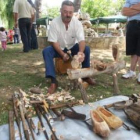 Uno de los puestos que participó en la Feria Artesana de Val de San Lorenzo el año pasado.