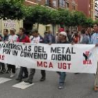 Los participantes en la marcha llegaron a Astorga durante la tarde