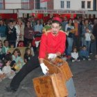 Uno de los actos del programa de entretenimiento.