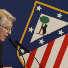 Enrique Cerezo, presidente del Atlético de Madrid.