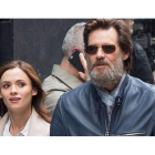 Cathriona White y Jim Carrey.