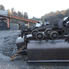 La última mina abierta del Bierzo Alto, Antracitas de Salgueiro, el día de su cierre en 2018. DE LA MATA