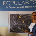La popular Noelia Álvarez, durante la campaña. DL