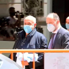 José Luis Moreno a su salida de la sede de la Audiencia Nacional. EFE-TV