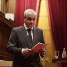 Germà Gordó, en el Parlament.
