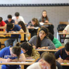 El aulario del Campus del Bierzo se llenó para recibir a estudiantes de toda la comarca.