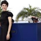 La actriz Audrey Tautou durante el estreno del filme en Cannes
